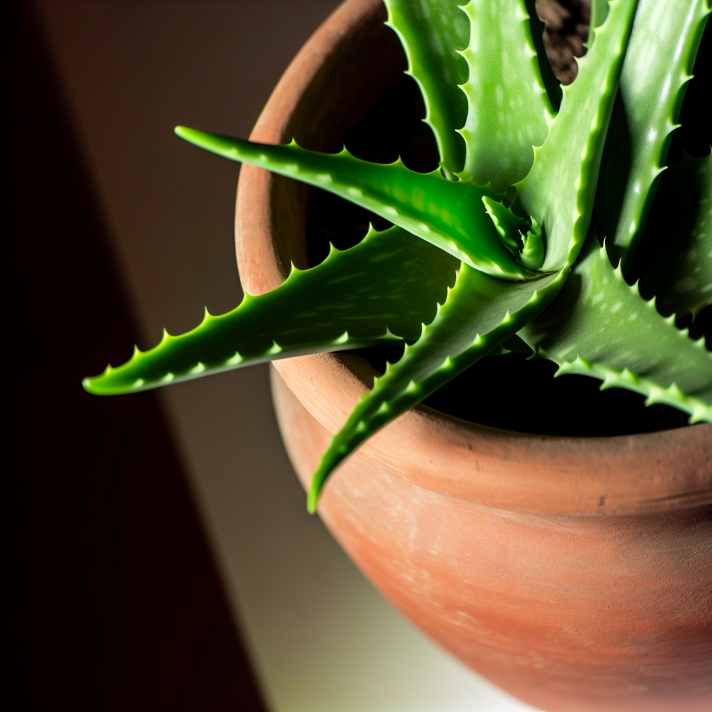 A healthy Aloe Vera plant.