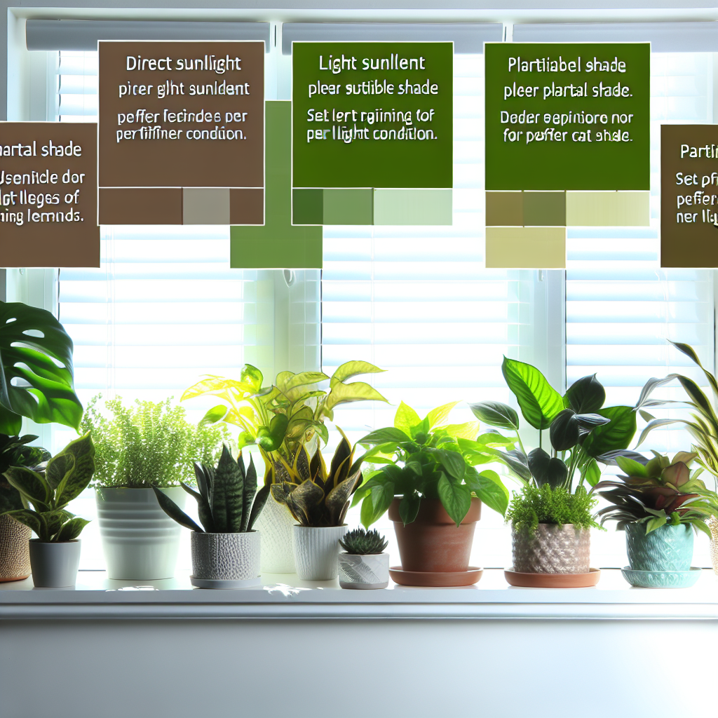 Sunlight streaming through a window onto a plant.